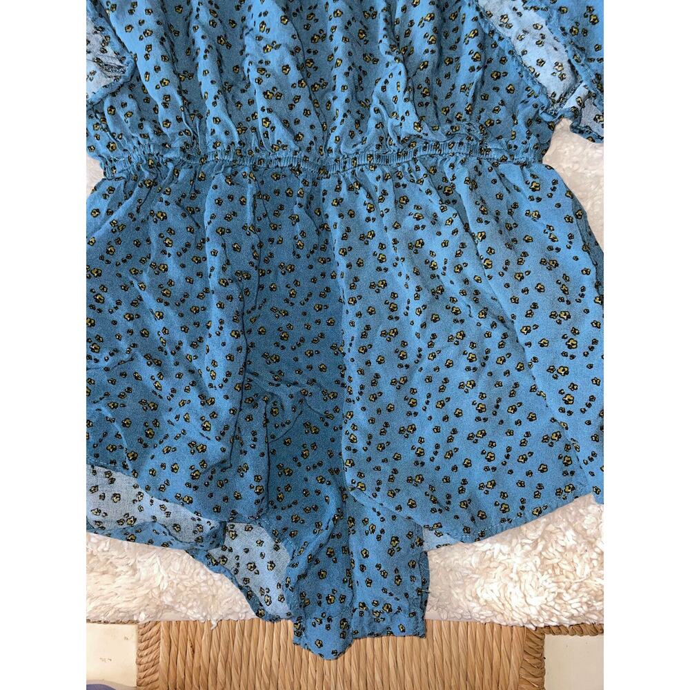 Natural Life Women’s Sz. S Sea Green Floral One Pc. Romper. Great Outfit - Picture 4 of 11